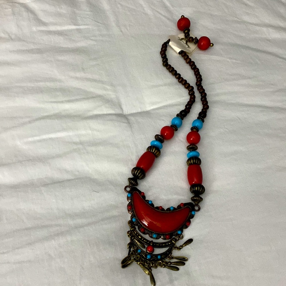 Necklace with matching earrings